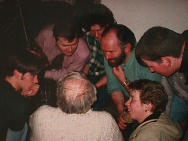 Clockwise from bottom left; Dan  Connell, Michael Kelleher, Anthony Cummins, Mark O' Brien, Stephen Cummins, Jerh O' Sullivan, Eileen Kelleher